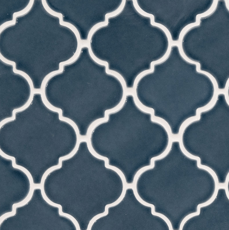 Ceramic Tile MSI - Highland Park - Bay Blue - Arabesque Tile MSI International