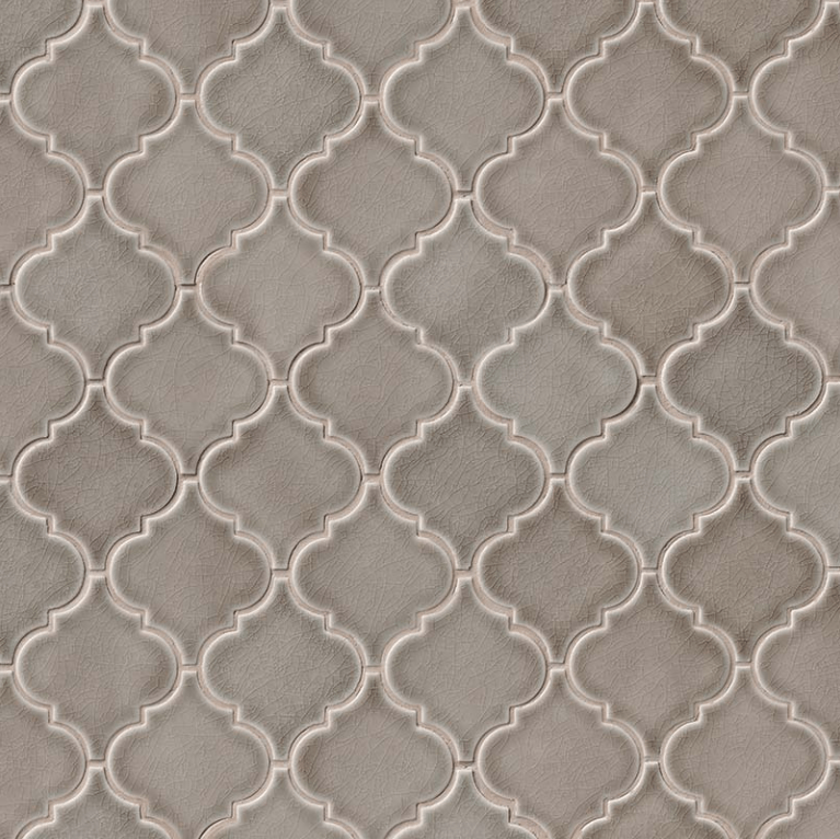 Ceramic Tile MSI - Highland Park - Dove Gray - Arabesque Tile MSI International