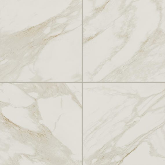 Floor Tile Daltile - Perpetuo - Brilliant White Square 24x24 Matte - Floor Tile Daltile