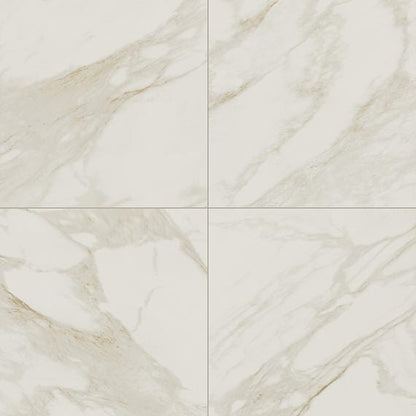 Floor Tile Daltile - Perpetuo - Brilliant White Square 24x24 Matte - Floor Tile Daltile