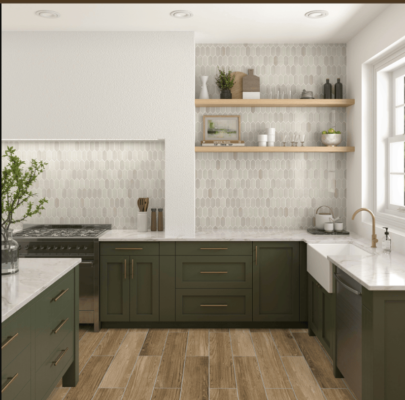 Floor Tile Daltile - Saddle Brook - Farmhouse - Tile - 6"x36" Daltile