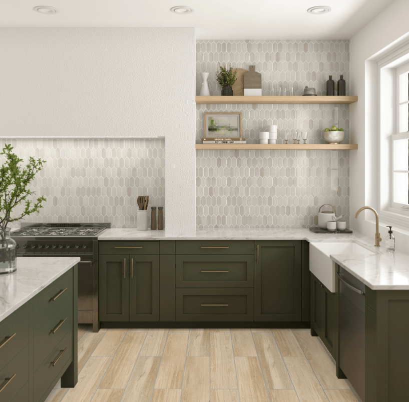 Floor Tile Daltile - Saddle Brook - Oak Trail - Tile - 6"x36" Daltile