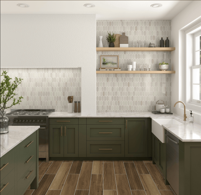Floor Tile Daltile - Saddle Brook - Walnut Creek - Tile - 6"x36" Daltile