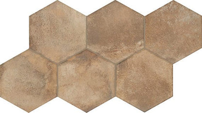 Floor Tile Marazzi - Cotto Revival - Alpaca Hexagon 8x9 Hexagon Tile Marazzi