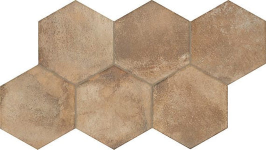 Floor Tile Marazzi - Cotto Revival - Alpaca Hexagon 8x9 Hexagon Tile Marazzi