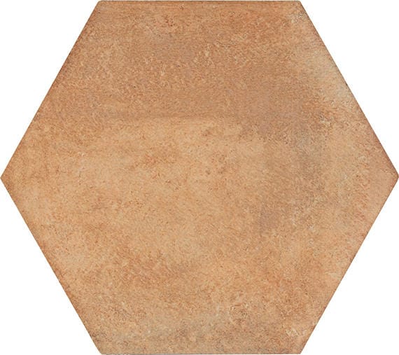 Floor Tile Marazzi - Cotto Revival - Rust Hexagon 8x9 Hexagon Tile Marazzi