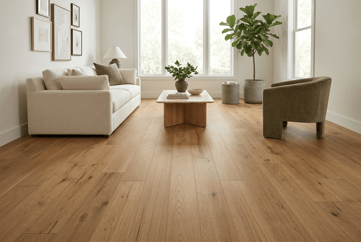 Hardwood Anderson Tuftex - Majestic Pecan - Flaxen - Engineered Hardwood Shaw