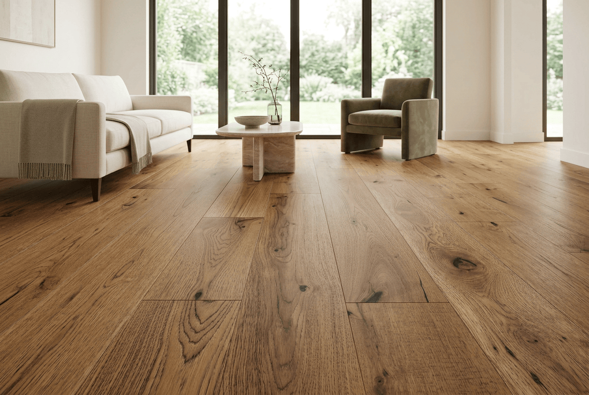 Hardwood Anderson Tuftex - Majestic Pecan - Wheat - Engineered Hardwood Shaw