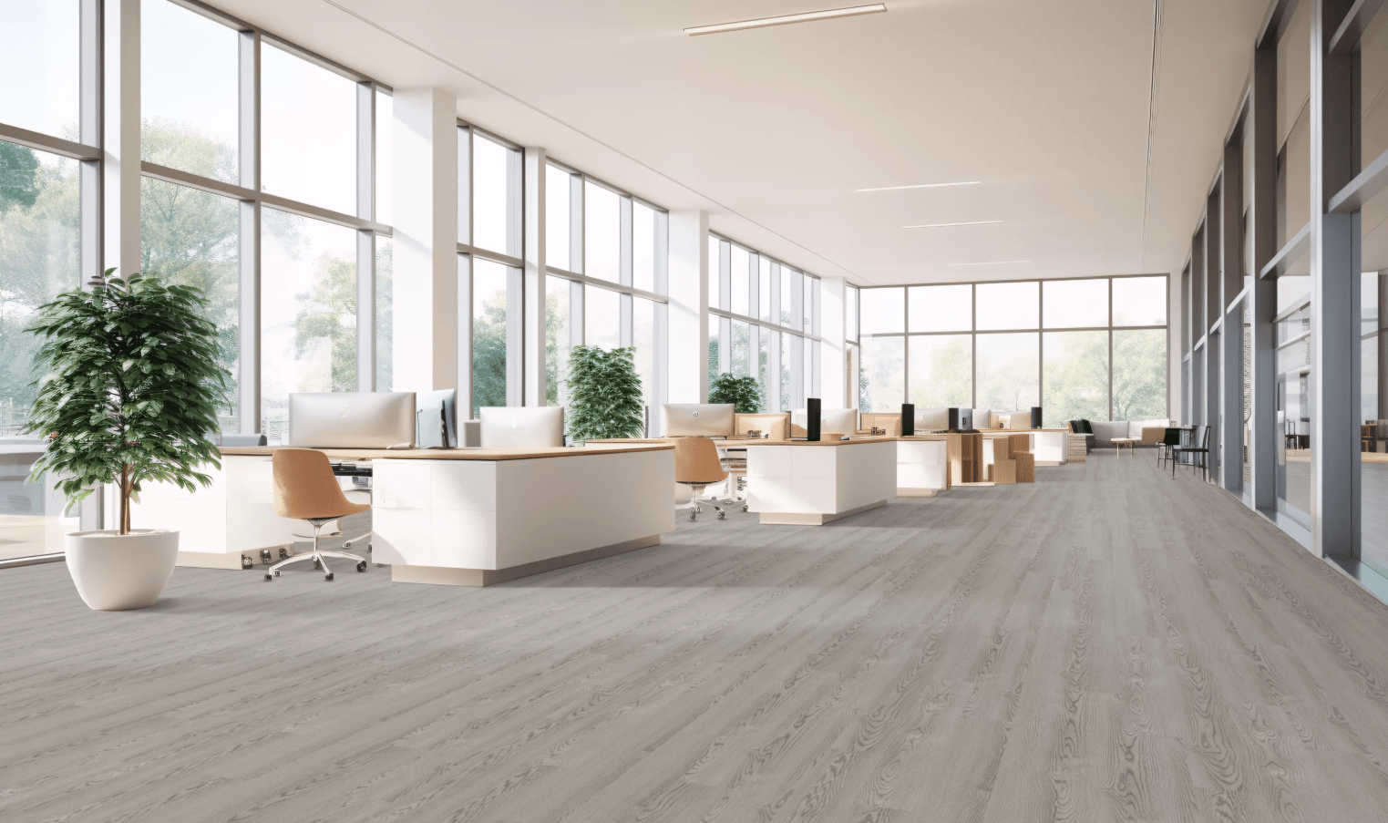 Luxury Vinyl Plank Aladdin Commercial - Forest Lawn 2.5 - Grey Mist - Luxury Vinyl Plank Aladdin