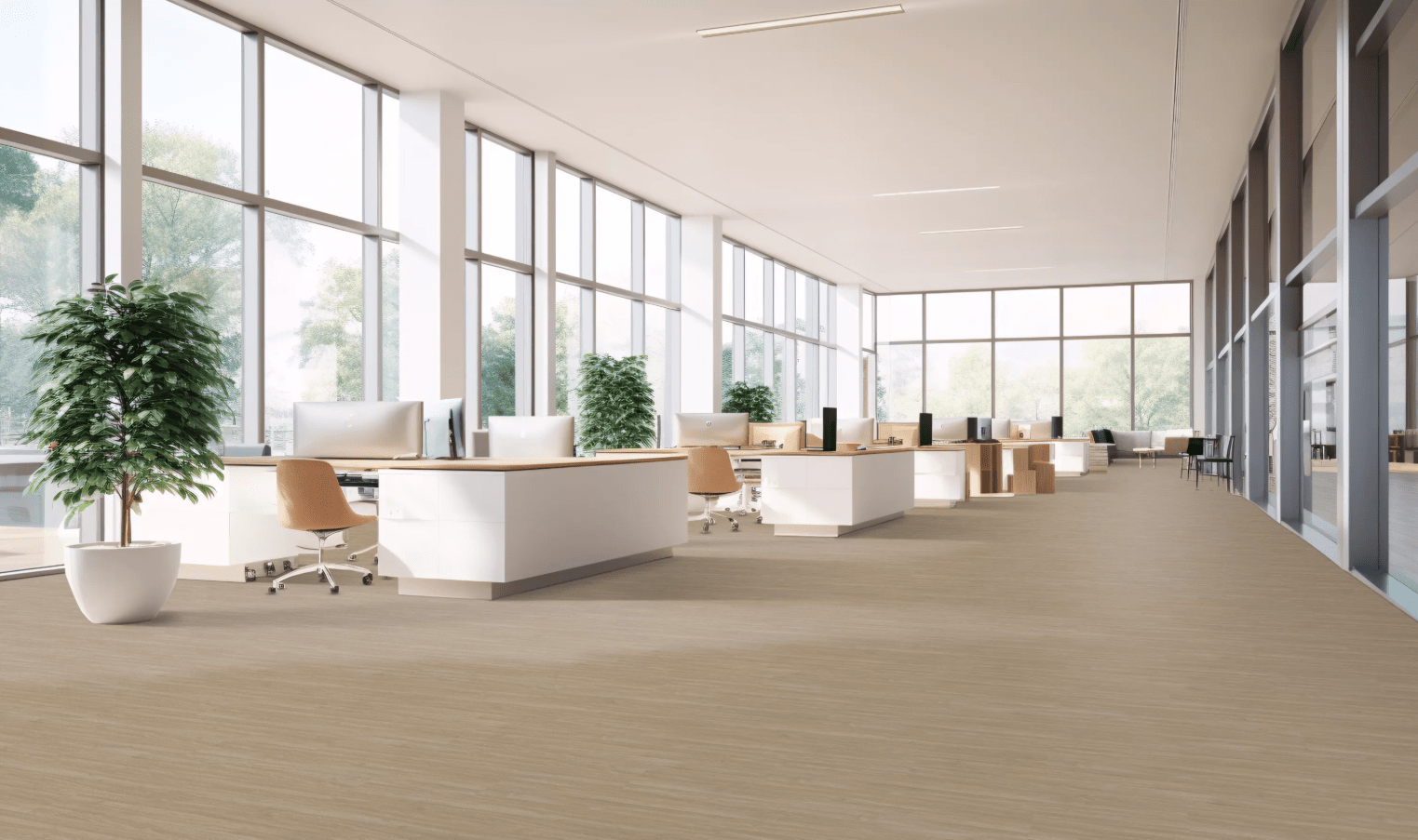 Luxury Vinyl Plank Aladdin Commercial - Forest Lawn 2.5 - Latte - Luxury Vinyl Plank Aladdin