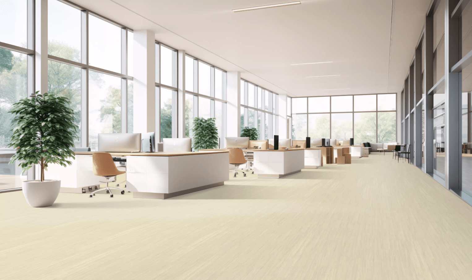 Luxury Vinyl Plank Aladdin Commercial - Forest Lawn 5.0 - Sandbar - Luxury Vinyl Plank Aladdin