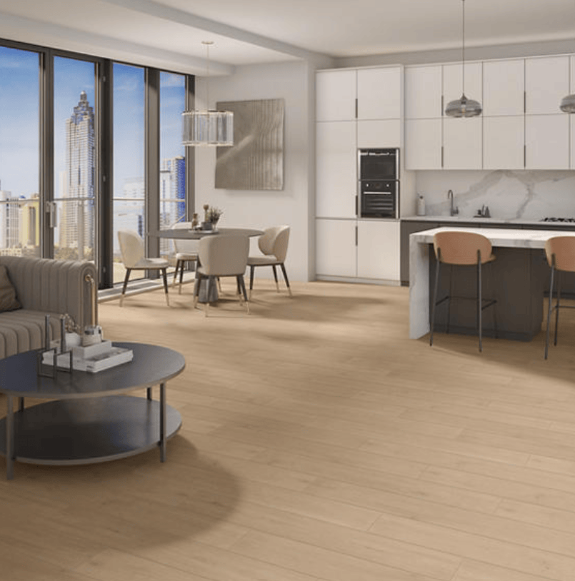 Luxury Vinyl Plank Daltile - Pines Terrace - Sugar - Luxury Vinyl Daltile
