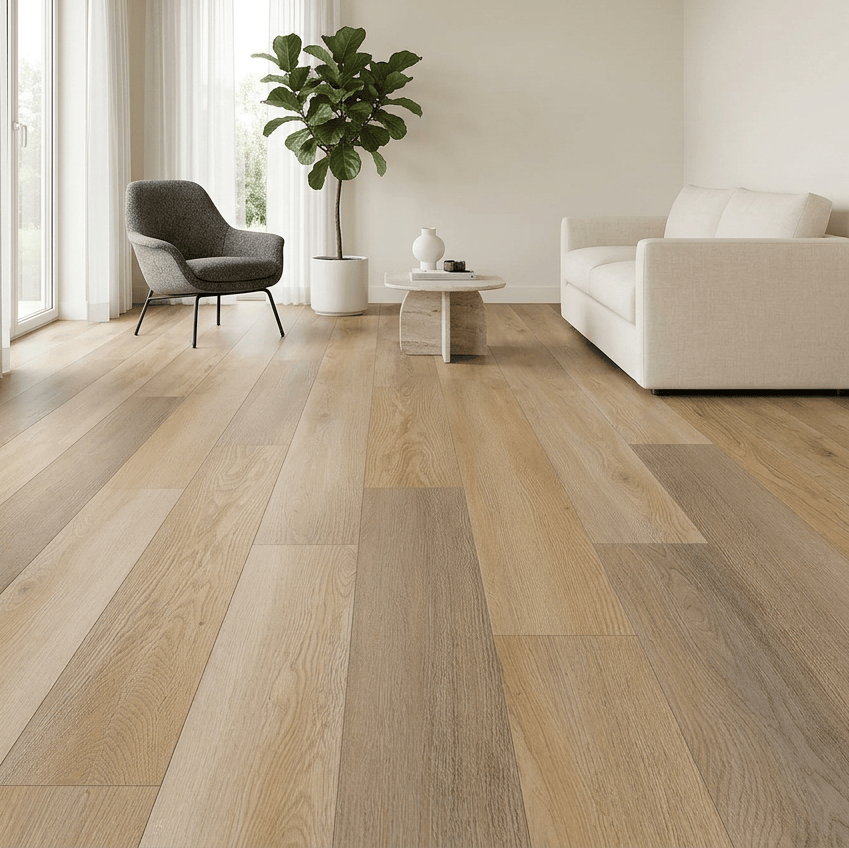 Luxury Vinyl Plank Mohawk - SolidTech Essentials - Everett Park - Triple Bock - Luxury Vinyl Plank Mohawk