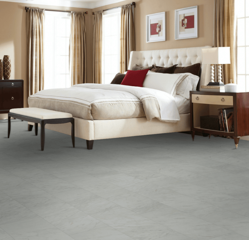 Luxury Vinyl Plank Mohawk - SolidTech Essentials - Whitmore Terrace 4.5 - Alabaster - LVP Mohawk