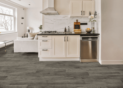 Luxury Vinyl Plank Mohawk - UltimateFlex Essentials - Brookbury - Burning Oak - Luxury Vinyl Plank Mohawk
