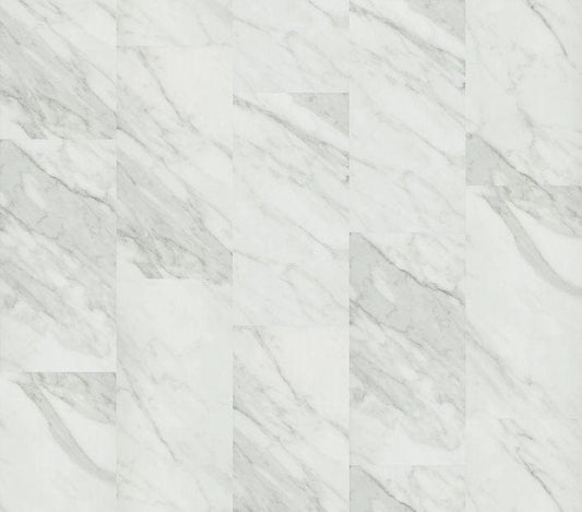 Luxury Vinyl Plank Philadelphia Commercial - Obelisk Glue Down - Carrara White - Luxury Vinyl Plank Shaw