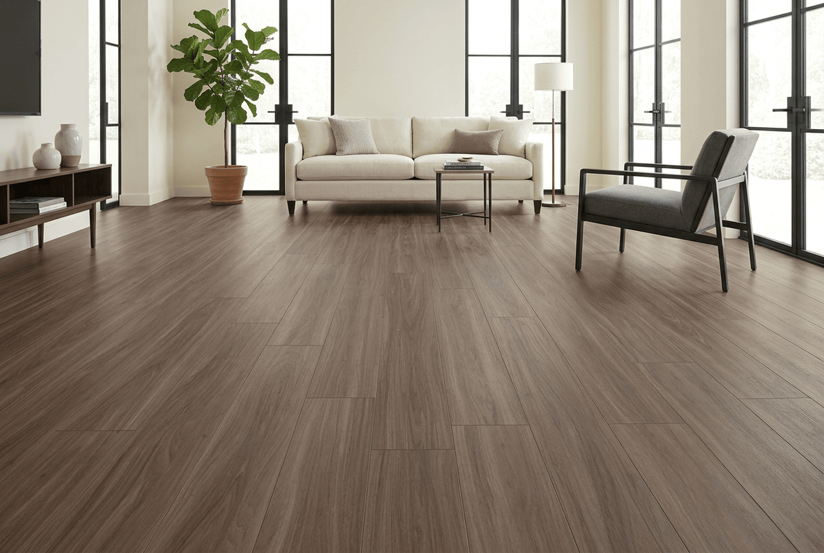 Luxury Vinyl Plank Shaw - Bishop Shores Plus - Cinnamon Walnut - Luxury Vinyl Plank Shaw