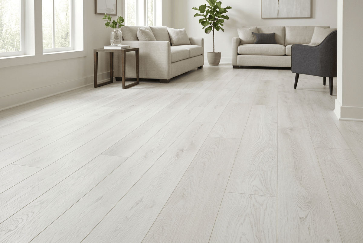 Luxury Vinyl Plank Shaw - Bishop Shores Plus - Feather Grey - Luxury Vinyl Plank Shaw