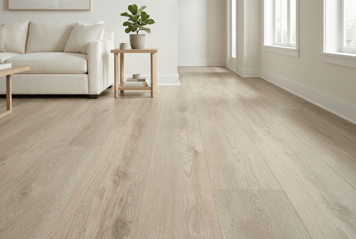 Luxury Vinyl Plank Shaw - Bishop Shores Plus - Soft Beige - Luxury Vinyl Plank Shaw