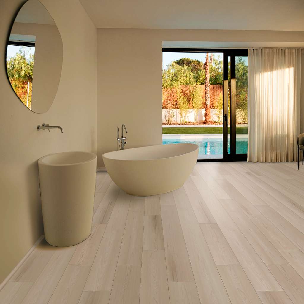 Luxury Vinyl Plank Shaw - COREtec Originals Premium VV662 - Grande Vanilla Almond Maple - Luxury Vinyl Plank Shaw