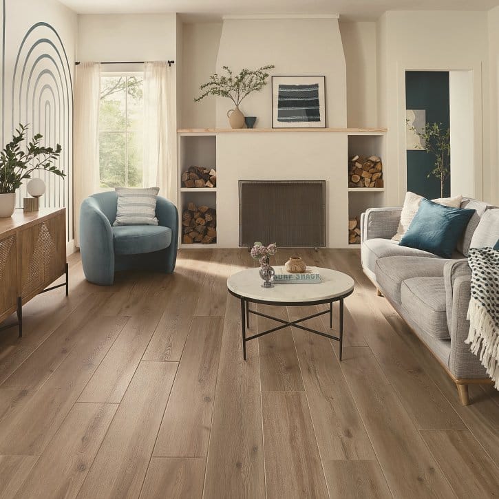 Luxury Vinyl Plank Shaw - Coretec Originals - Temporal - Parchment Oak - Luxury Vinyl Plank Shaw
