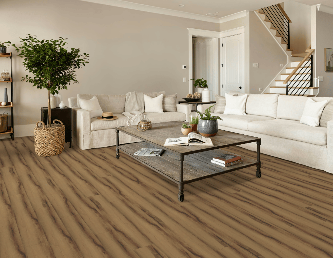 Luxury Vinyl Plank Shaw - COREtec Pro Plus 7 - Runner Up - Belmont Hickory - Luxury Vinyl Plank Shaw