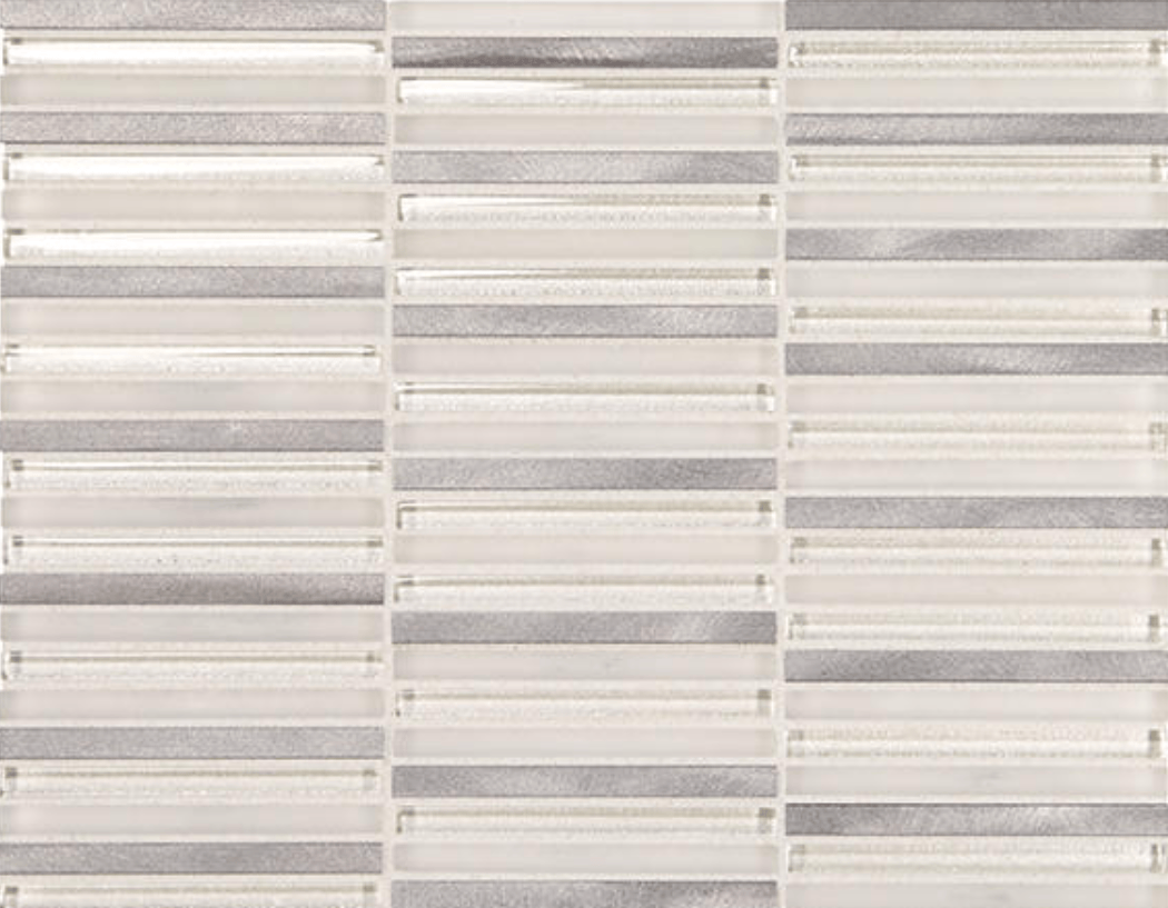 Mosaic Tile Daltile - Lucent Skies - Celestial Winter - Mosaic - Tile - 3/8 x 4 Daltile