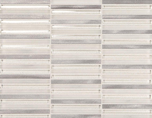 Mosaic Tile Daltile - Lucent Skies - Celestial Winter - Mosaic - Tile - 3/8 x 4 Daltile