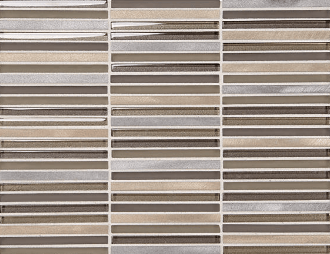 Mosaic Tile Daltile - Lucent Skies - Crimson Dusk - Mosaic - Tile - 3/8 x 4 Daltile