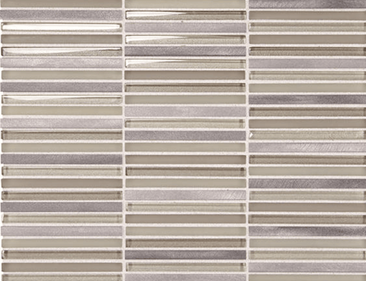 Mosaic Tile Daltile - Lucent Skies - Nightfall Luster - Mosaic - Tile - 3/8 x 4 Daltile