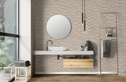 Mosaic Tile Daltile - Lucent Skies - Sunlit Dawn - Mosaic - Tile - 3/8 x 4 Daltile