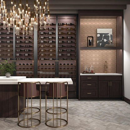 Mosaic Tile Marazzi - Cotto Revival - Ash Rectangle 2x9 - Floor Tile Marazzi