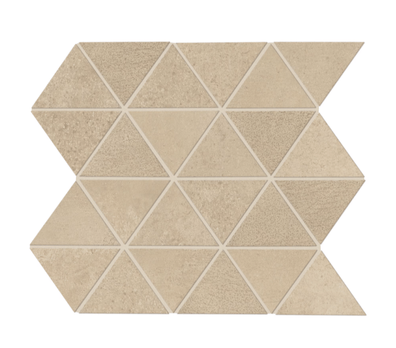 Porcelain Tile Daltile - Chord - Allegro Beige 3" Triangle Mosaic Daltile