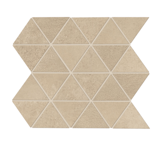 Porcelain Tile Daltile - Chord - Allegro Beige 3" Triangle Mosaic Daltile