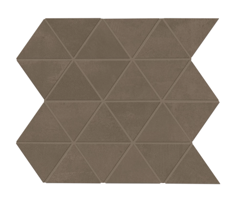 Porcelain Tile Daltile - Chord - Baritone Brown 3" Triangle Mosaic Daltile
