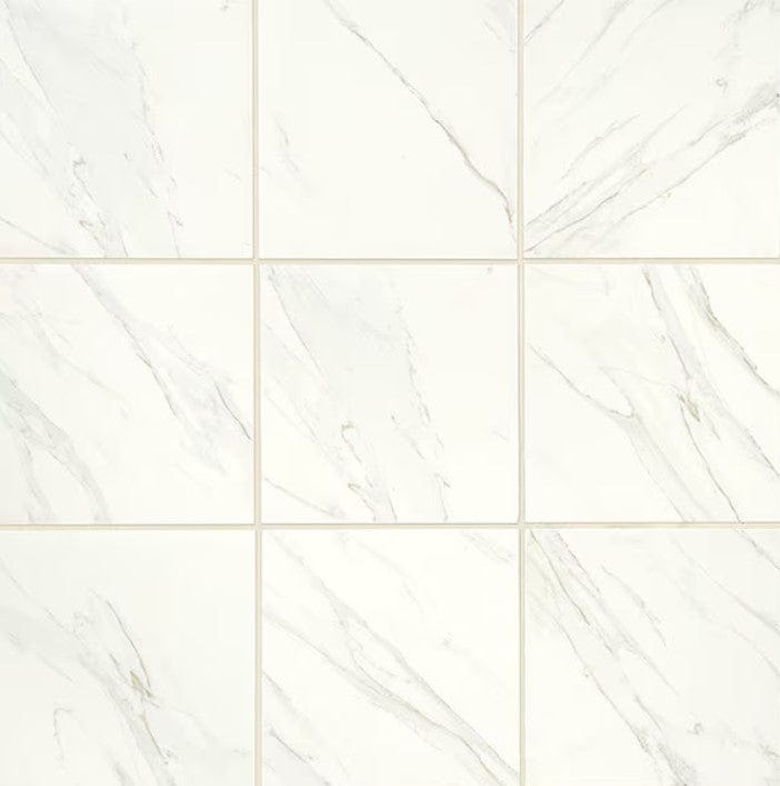 Porcelain Tile Daltile - Florentine - Carrara 12x12 - Porcelain Tile Box Daltile