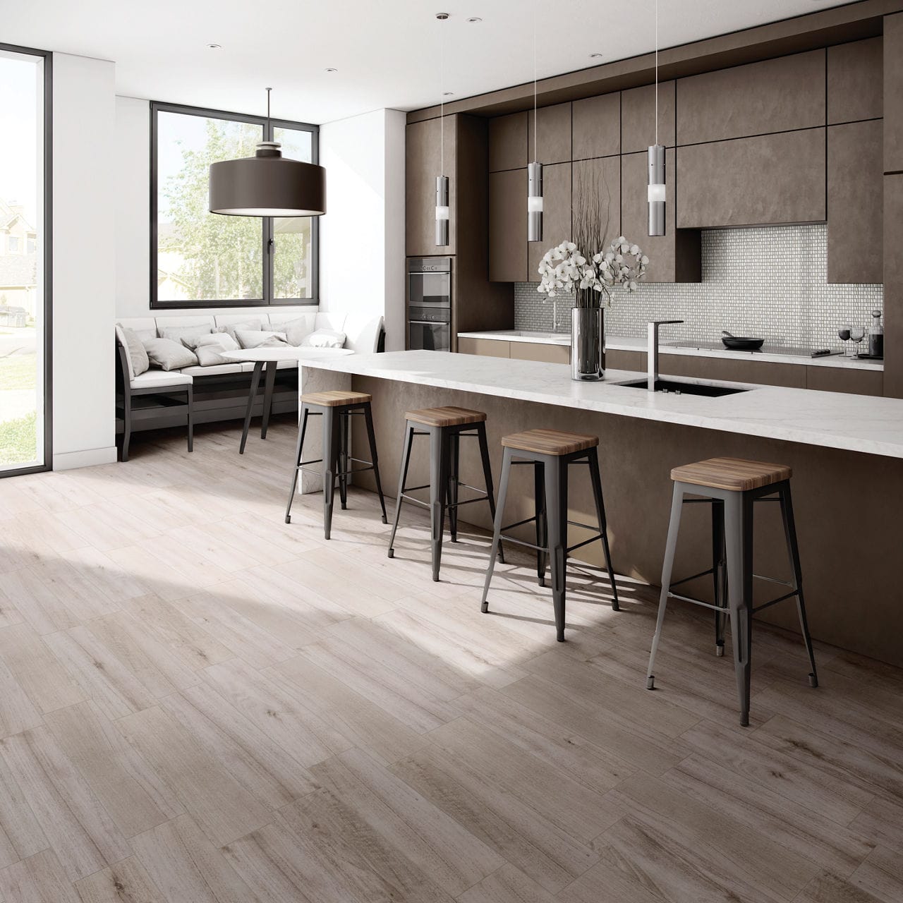 Porcelain Tile Marazzi - Edgewood - Steel - Glazed Porcelain Marazzi