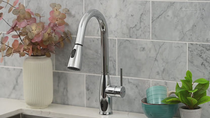 MSI - Touch-less Infrared Sensor Kitchen Faucet - 812 Chrome