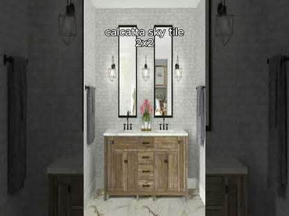 Daltile - Costar - Calacatta Sky 2x2 - Glazed Ceramic Mosaic Tile