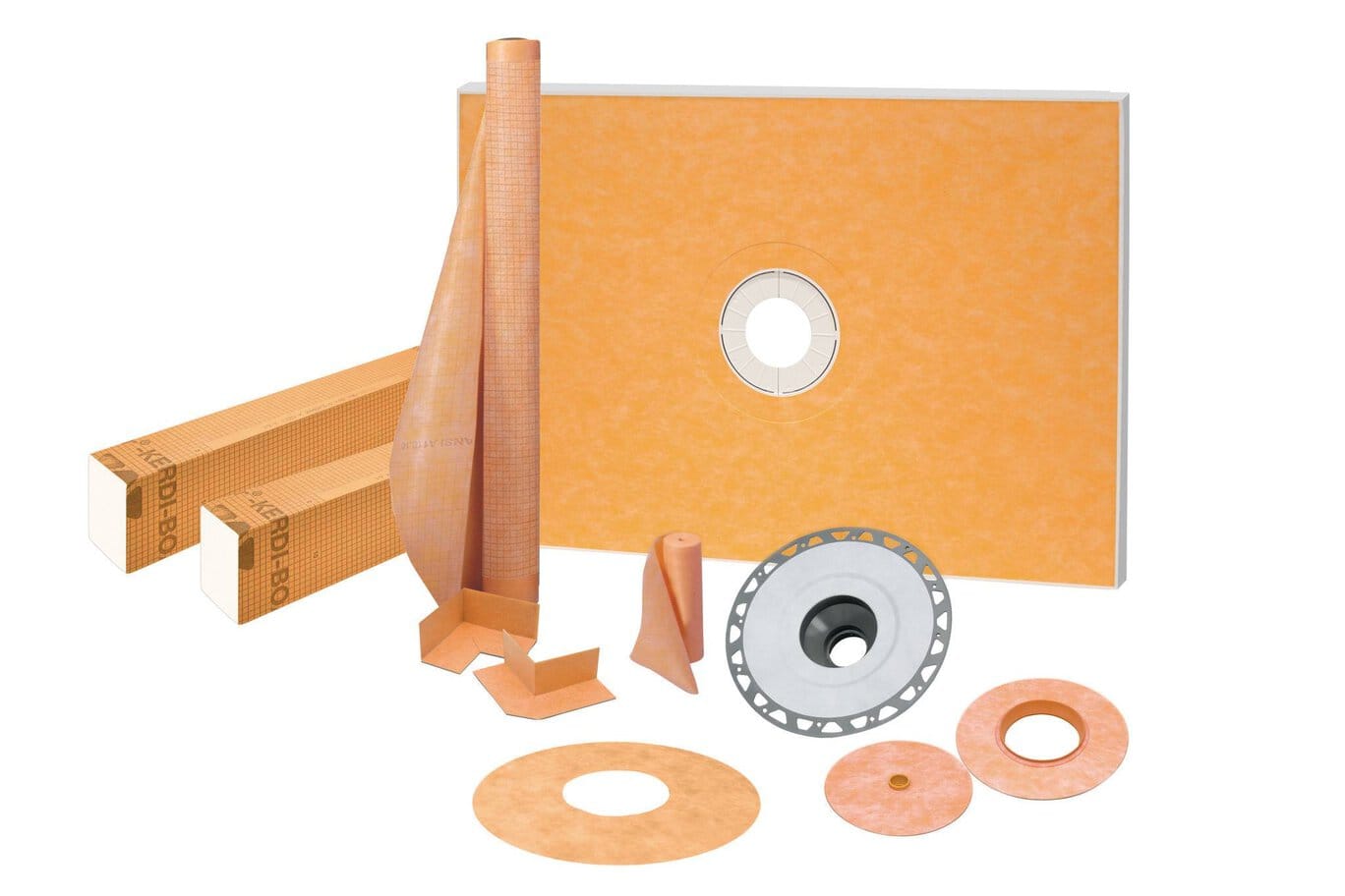 Shower Kit Schluter®-KERDI-SHOWER-KIT Without the Grate Schluter