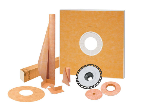 Shower Kit Schluter®-KERDI-SHOWER-KIT Without the Grate Schluter