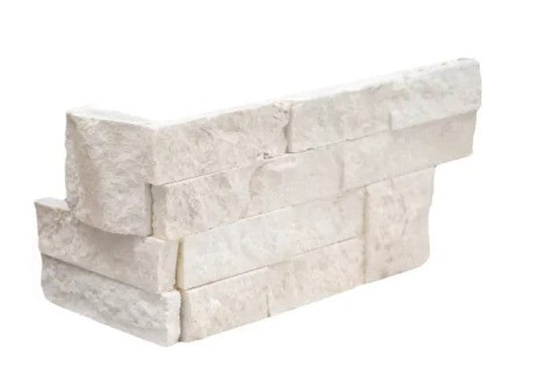 MSI RockMount Stacked Stone Mayra White Limestone Corner 