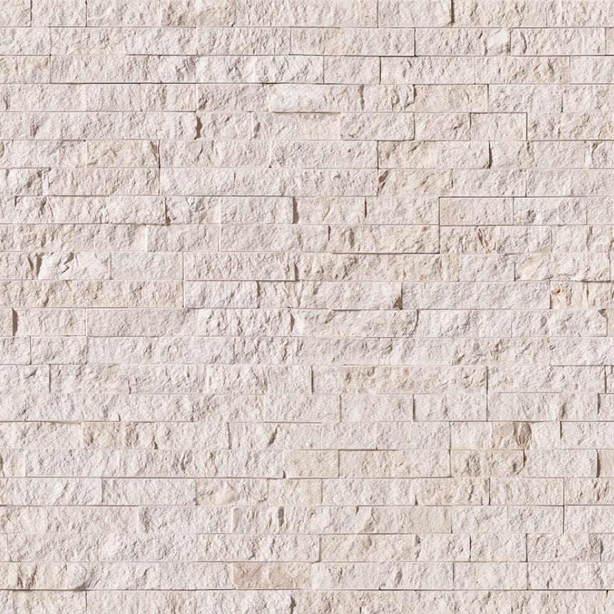 Limestone Stacked Stone Bar