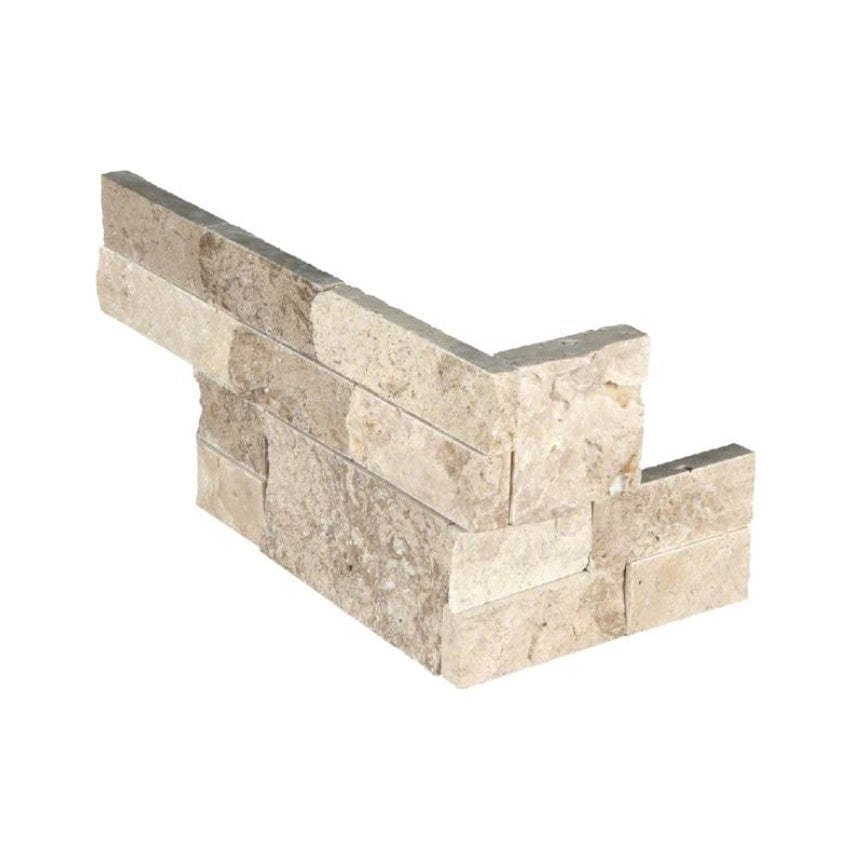 Corner Stack Masonry MSI RockMount Stacked Stone Roman Beige Corner