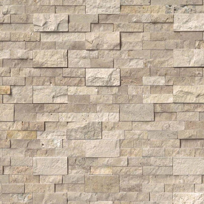 Stacked Stone MSI - RockMount Stacked Stone - Roman Beige Panel 6x24 MSI