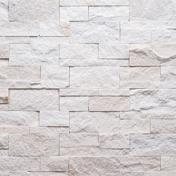  _white_stone MSI XL RockMount Stacked Stone Arctic White 9x24 Panel