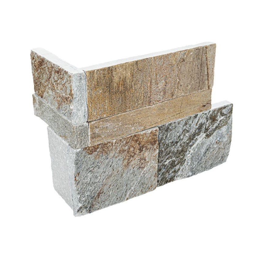 Corner Stack Masonry MSI XL RockMount Stacked Stone Golden Honey 9x18 Corner