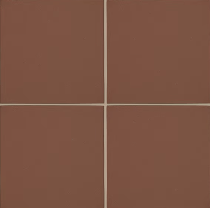 Tile American Olean - Quarry Naturals - Lava Red Square - Abrasive Tile American Olean