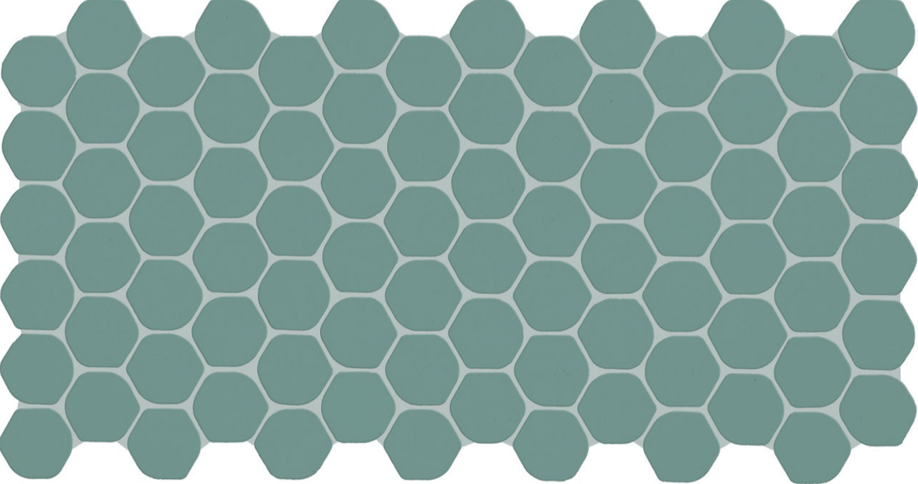 Tile Daltile - Keystones - Aegean Organic 2" Hexagon Mosaic Daltile