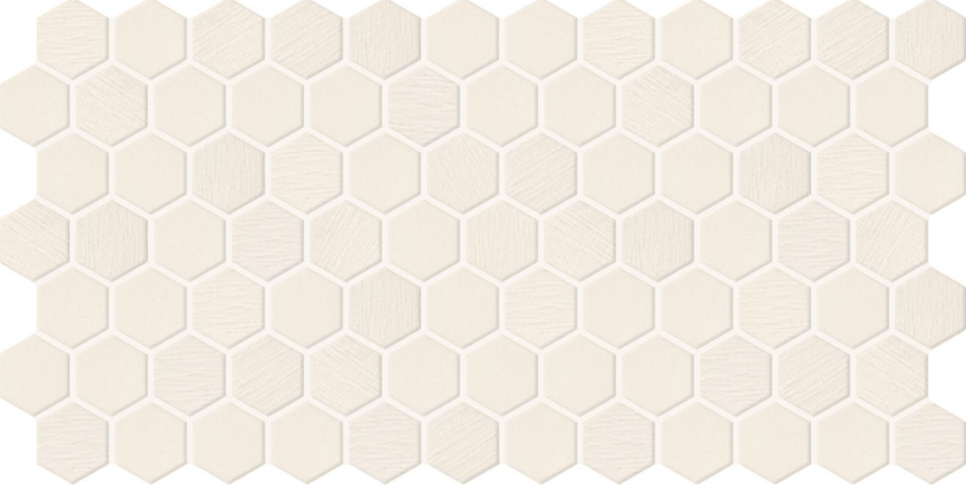 Tile Daltile - Keystones - Biscuit 2" Hexagon Criss Cross Mosaic Daltile